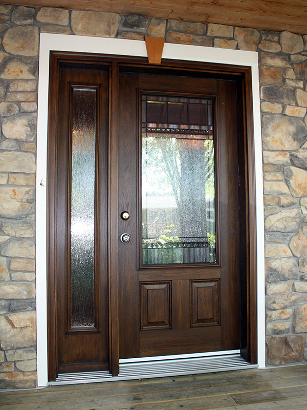 new door with side window