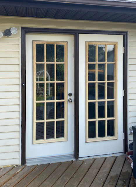 Exterior Dual Patio doors
